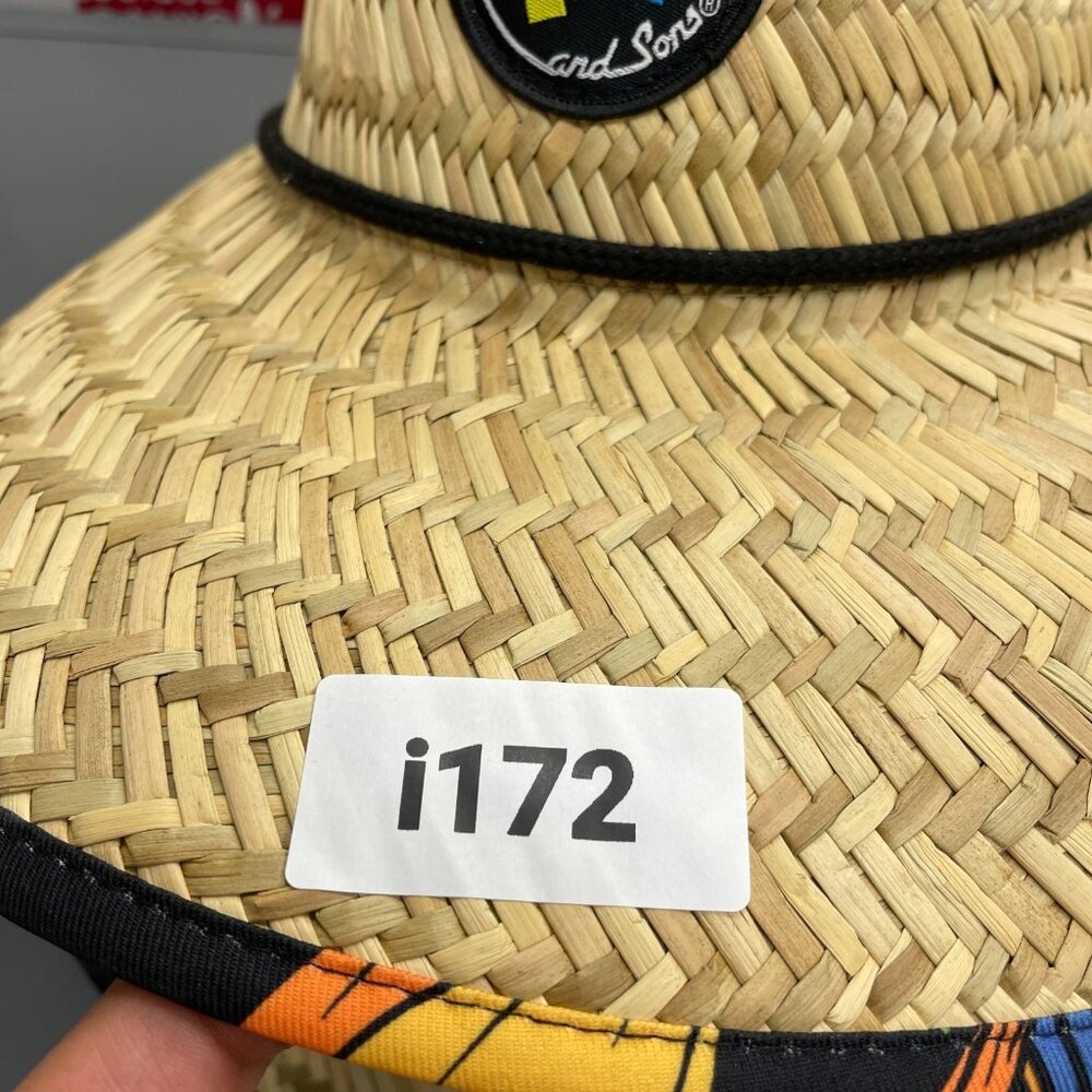 NWOT Maui Men's Straw Sun Bucket Hat Hawaiian Tropical i172 - Picture 9 of 9